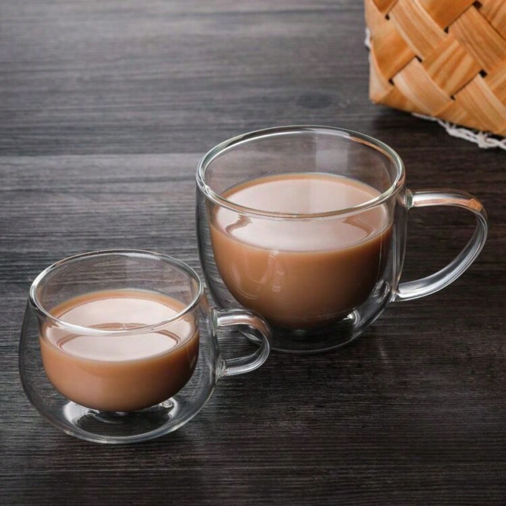 1 pz tazze di vetro a doppia p - Espresso Shot Glass recensione e prezzo
