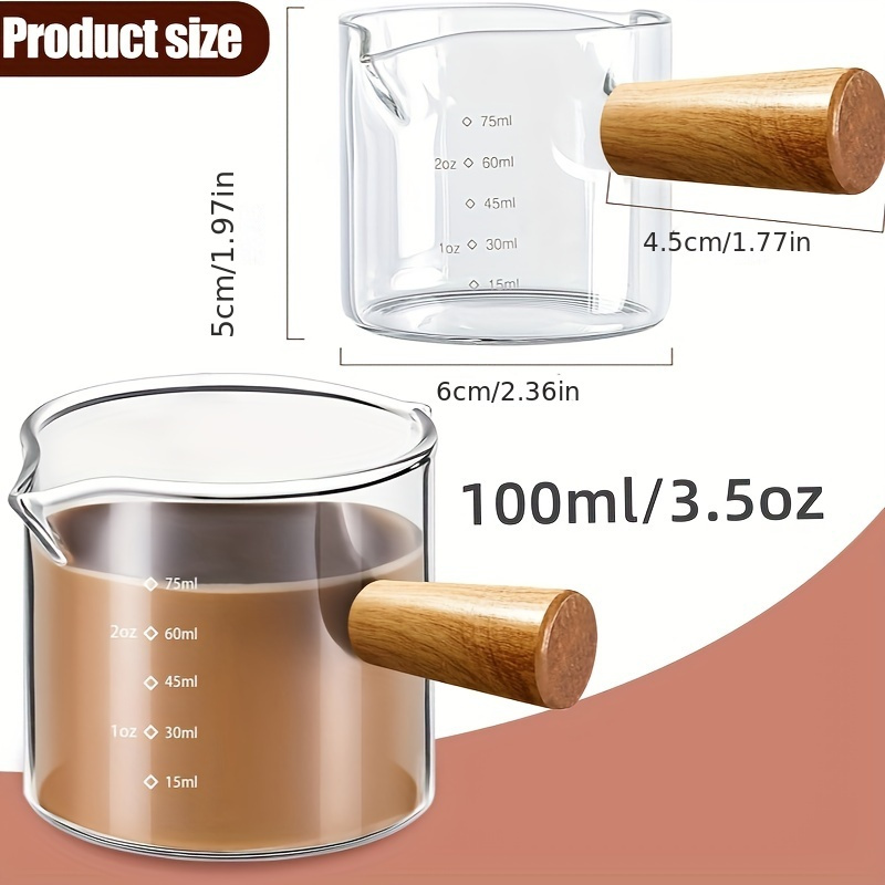 Doppio beccuccio misurino in v - Espresso Shot Glass recensione e prezzo